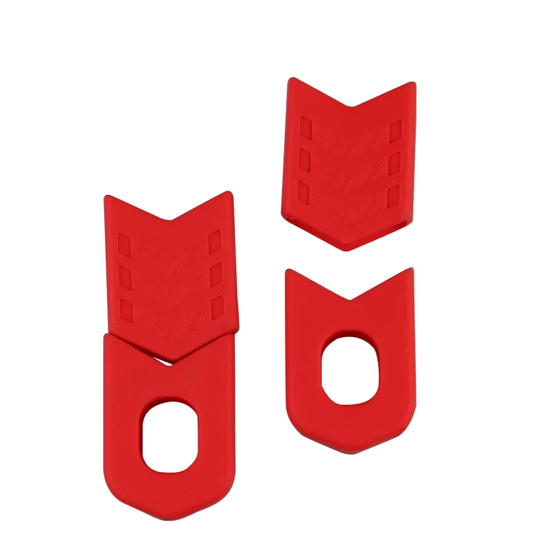 V Shape Red 104 мм 104BCD GXP шатун для велосипеда Защитная крышка багажника для SRAM углеродное волокно Титан 30T 32T 36T 38T 40T 42T цепь - Цвет: V Shape Red