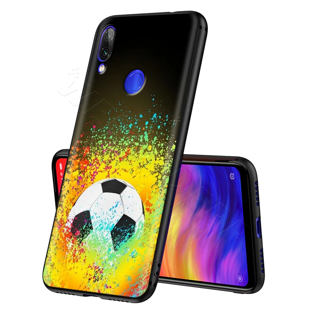 Футбол спортивный чехол для Xiaomi Redmi 4A 4X5 5A 6 6A 7 7A S2 Примечание Go K20 Pro Plus премьер-8 T