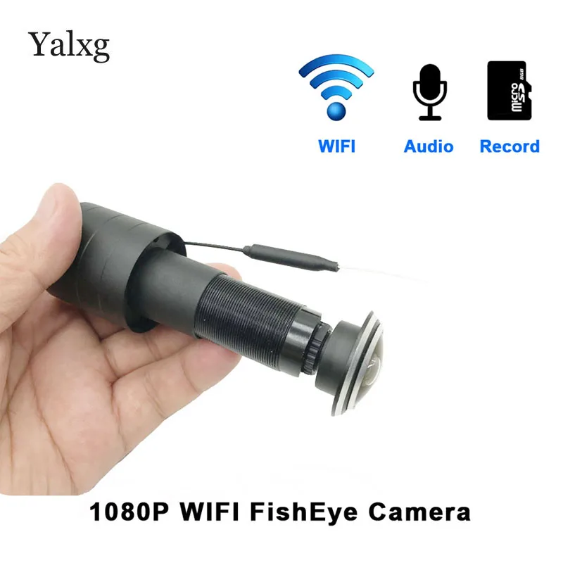 Новая Домашняя мини камера 1080P Wi Fi с отверстием для глаз IP низким