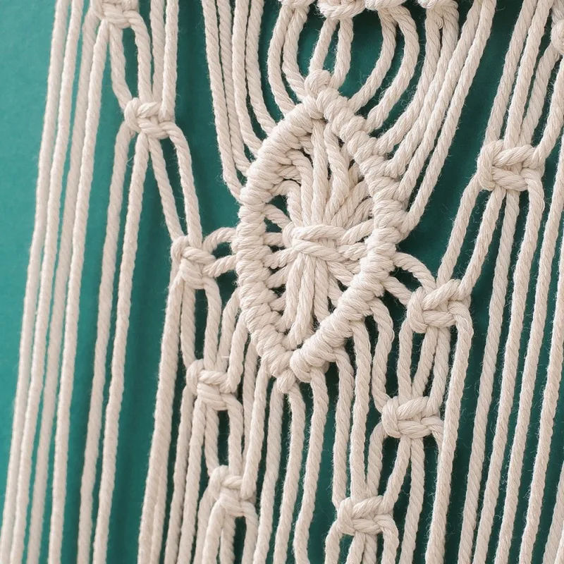 

Home Decor Handmade Tapestry Macrame Wedding Ceremony Backdrop Wall Art living Room Cotton Fabric Wall Hanging Backdrop