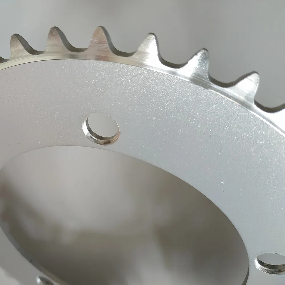 TRUYOU фиксированное зубчатое кольцо цепи 44T 46T 48T 50T 52T 53T Fixie Дорожный трек велосипедная цепь односкоростная 130 мм BCD серебряная цепь