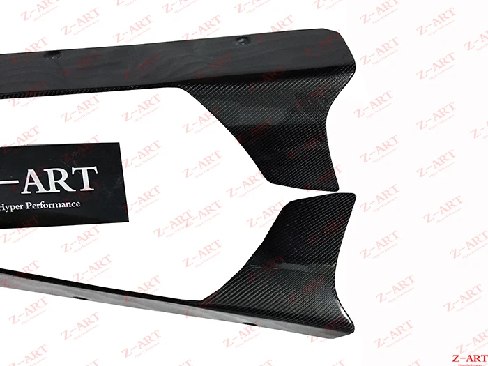 Z-ART R8S углеродное волокно сбоку юбка для R8 2007-2015 полное боковой губа V8 V10 спойлер |