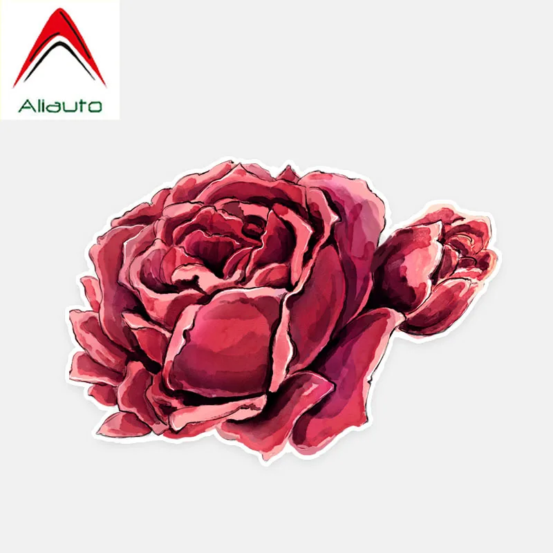 Модные декоративные автомобильные наклейки Aliauto с цветами Высококачественная