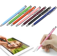 10pcs universal 2in1 capacitive touch screen pen stylus ballpoint pen for smartphone tablet school office stationery supplies