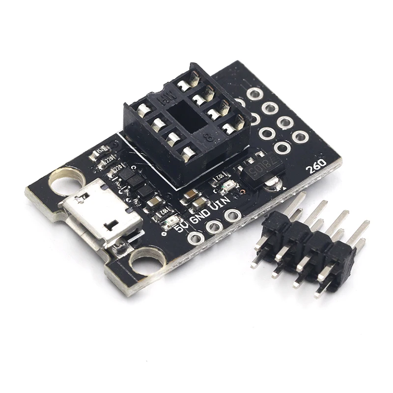 ATtiny13A / ATtiny25 ATtiny45 ATtiny85 Pluggable ATTINY Development Programming Bare Board | Инструменты