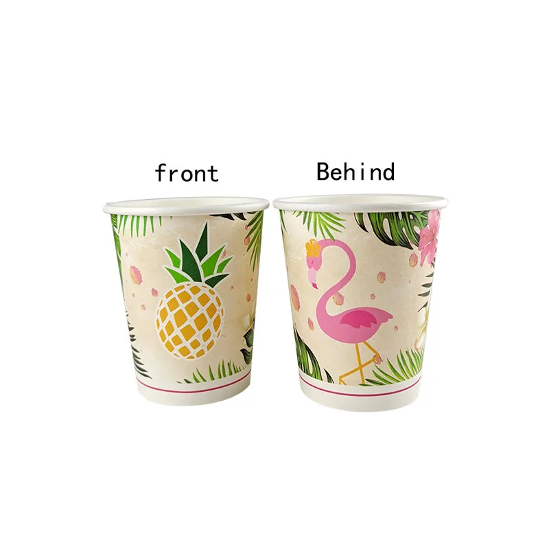 Гавайская тропическая для вечерние декоративная бумага вечеринок фламинго