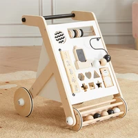 high quality baby walker toddler trolley wooden activity walker educ shape sorting block for kid%e2%80%98s early learning toy gift 40