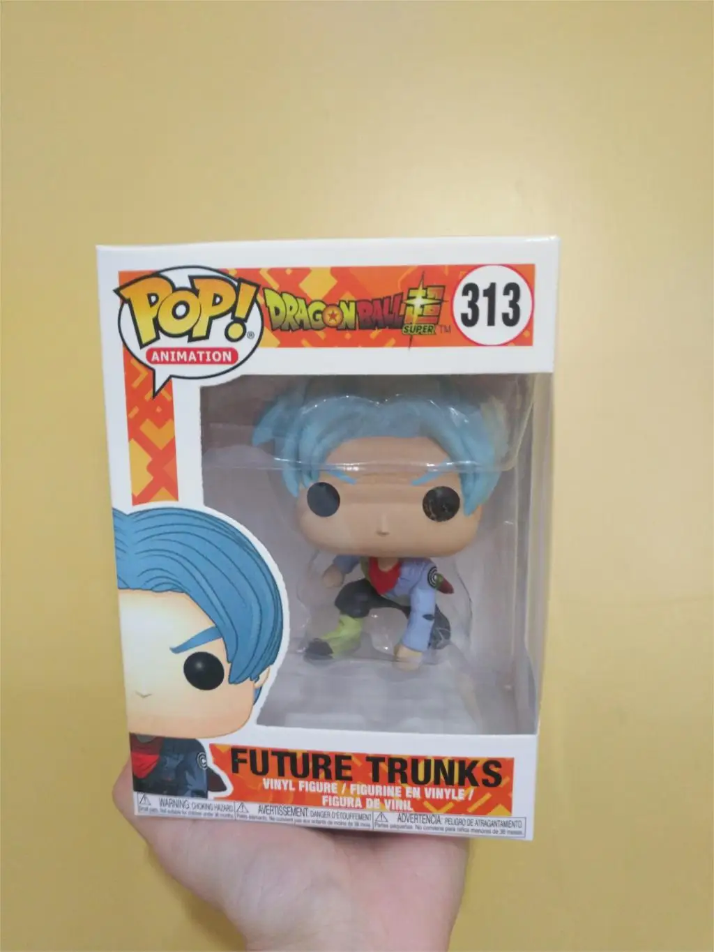 313 with box Funko Pop аниме Dragon Ball Z персонаж 10 см Милая виниловая Модель Куклы Фигурки игрушки - Цвет: 313 with box