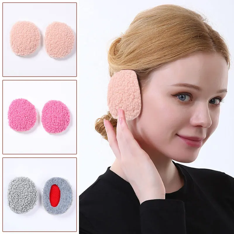 

1 пара, зимние теплые флисовые наушники для мужчин и женщин