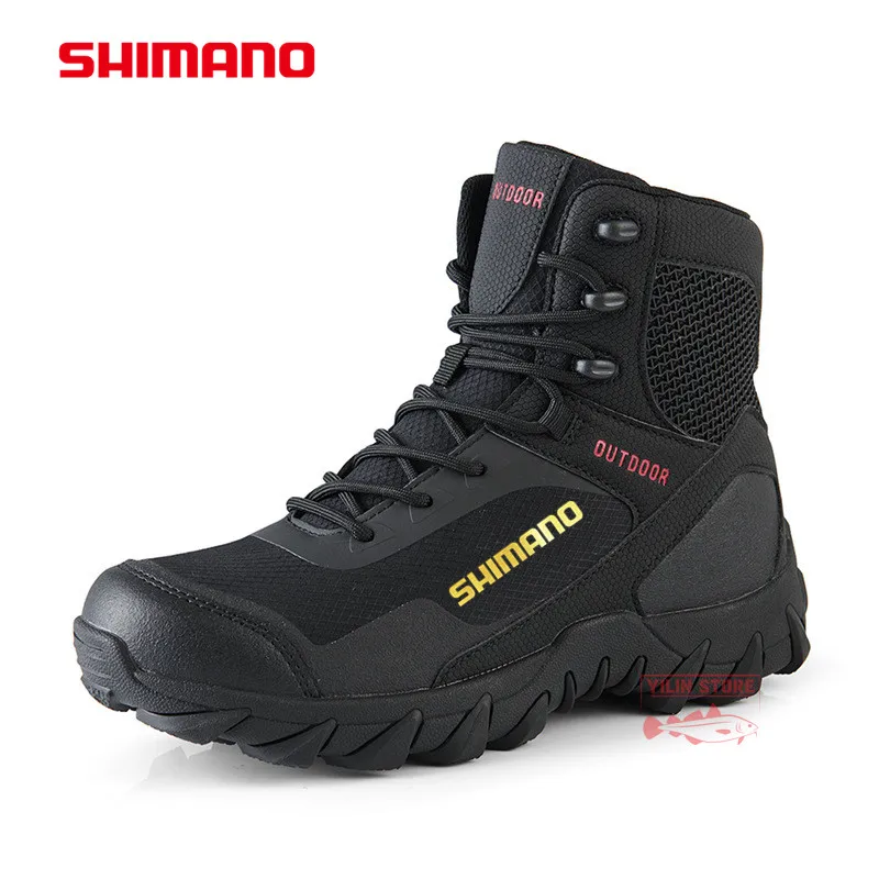 

Мужские ботинки для рыбалки SHIMANO, ветрозащитные и теплые мартинсы, износостойкая обувь для прогулок и рыбалки