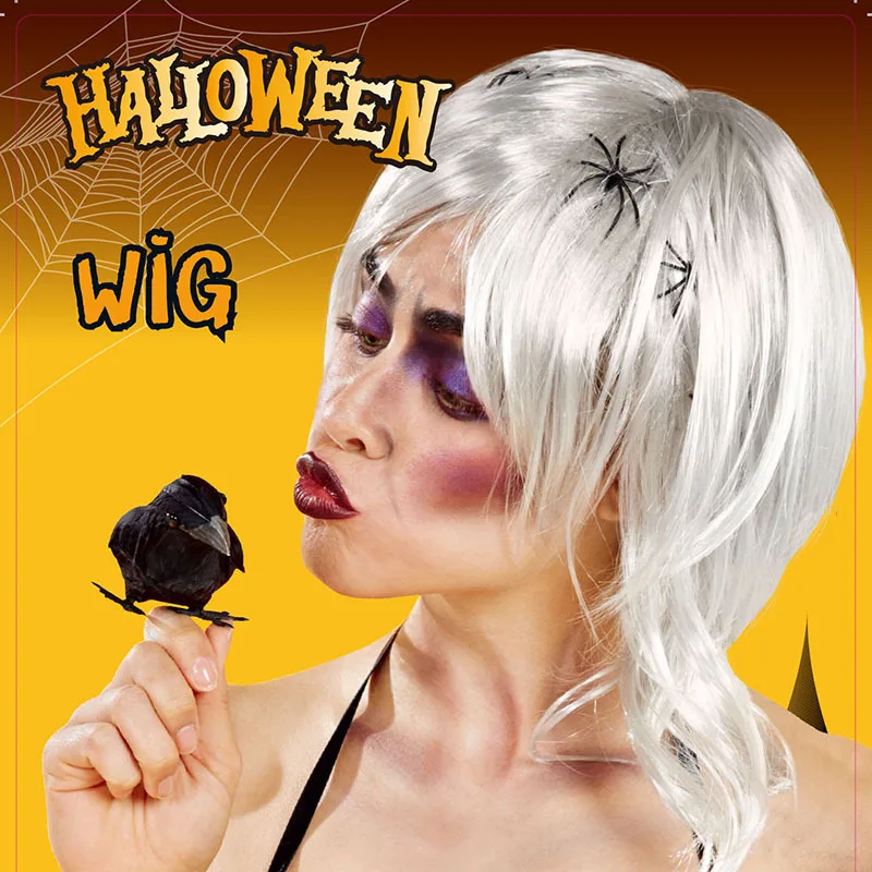 Реквизит для страшвечерние НКИ на Хэллоуин парик клоуна прическа ведьмы