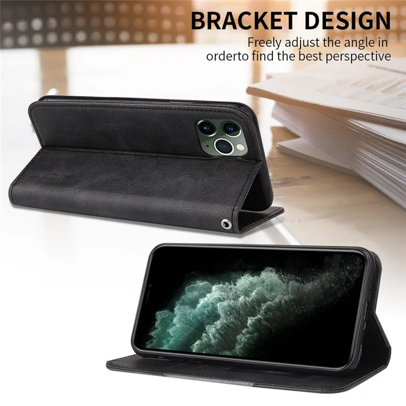 magnetic leather case for xiaomi poco x3 nfc m3 mi 11 10 9t 10t pro redmi 9t 9 8 8a 7a note 9t 9s 9 8 pro 8t 7 k20 case cover free global shipping