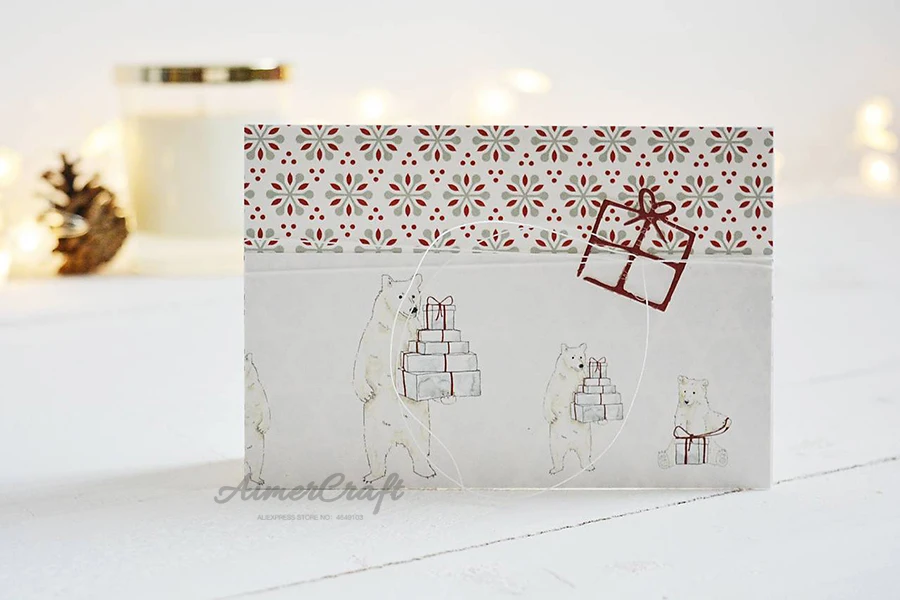 Подарочный металлический трафарет для скрапбукинга сделай сам декоративное