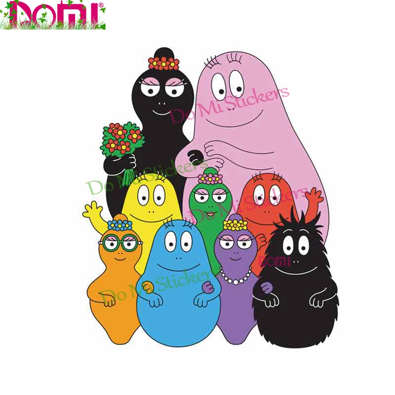 Доми для Les Barbapapa мотоцикла машина бампер окно Cross Racing Шлем ноутбука багажник