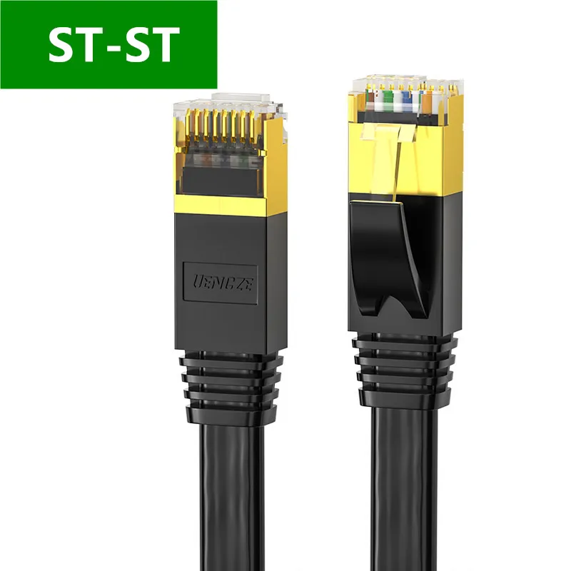 Ethernet-Кабель CAT 7 плоский сетевой кабель RJ45 Cat7 1 м 2 3 5 10 RJ 45 Соединительный шнур