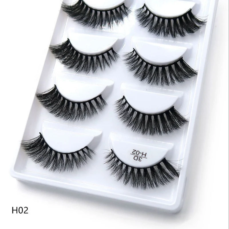 Новинка 2020 5 пар ресниц 3d норковые ресницы натуральные длинные 1 коробка см