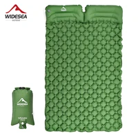 widesea camping inflatable mattress sleeping pad folding camp in tent bed picnic blanket travel air mat camping equipment