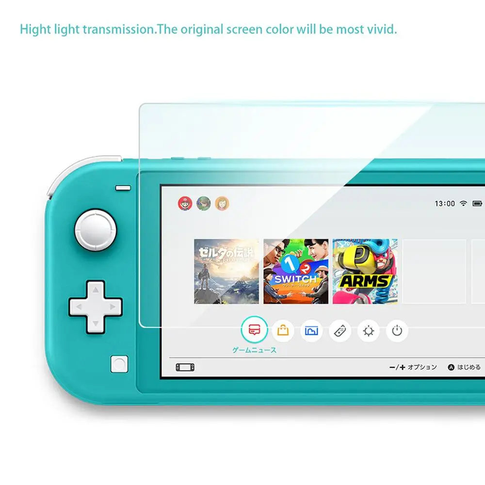 IBen Закаленное стекло пленка Asahi для Nintendo Switch Lite защита экрана стеклянная 0 33 мм 9H NS