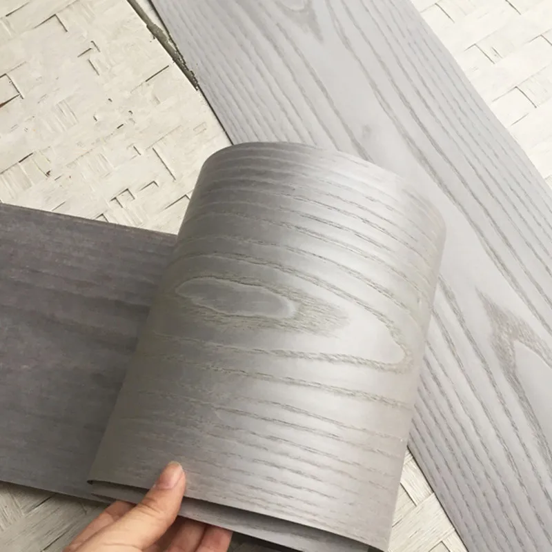 250 см Белый вощеный витражный шпон светильник серый Шпон С Рельефной текстурой
