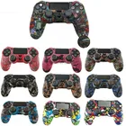 PS4 тонкий поляризационный фильтр pro с шипами Противоскользящий резиновый гелевый кожаный чехол-бампер с защитный силиконовый чехол Крышка для кожи для Sony Playstation 4 PS4 контроллер