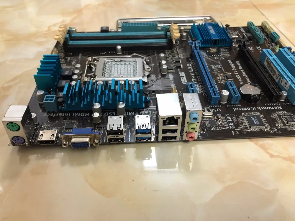 

For ASUS P8Z77-V LX2 PC Motherboard LGA 1155 DDR3 For Intel Z77 P8Z77 SATA II PCI-E X16 Used Desktop Mainboard