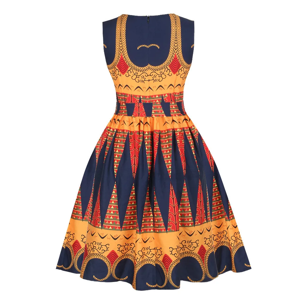 Женское платье в этническом стиле без рукавов 2020 женское Бандажное