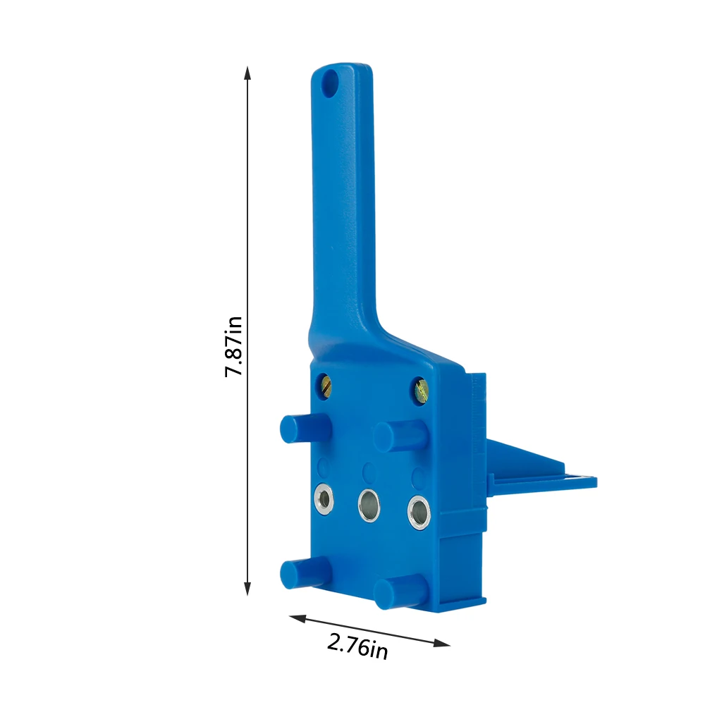

Wood Doweling Jig Handheld Pocket Hole Jig System 6/8/10mm Drill Bit Hole Puncher for Carpentry Dowel Joints Woodworking Guide