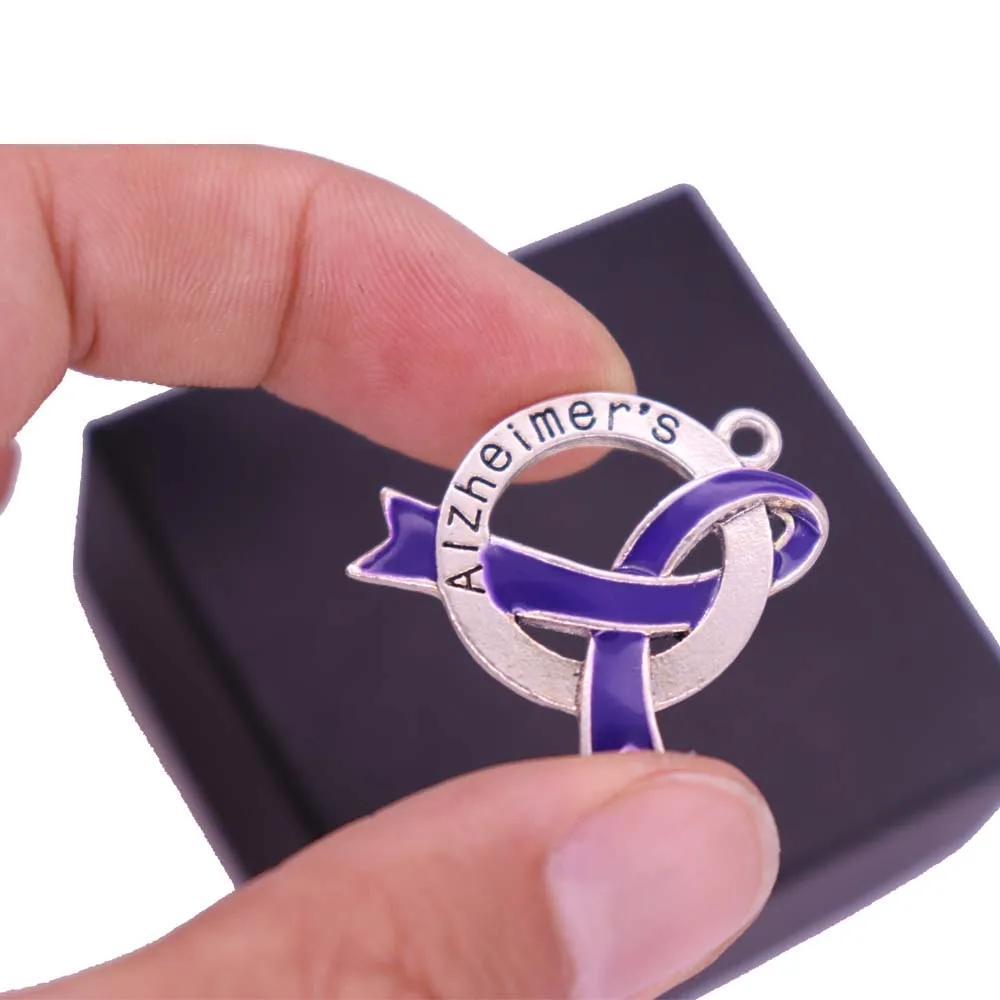 Своими руками ожерелье браслеты серьги делающие патологию Альцгеймера ленты амулеты фиолетовые для