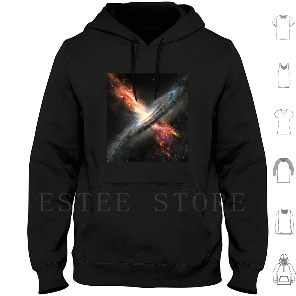 Высококачественные толстовки с длинным рукавом и изображением черных отверстий