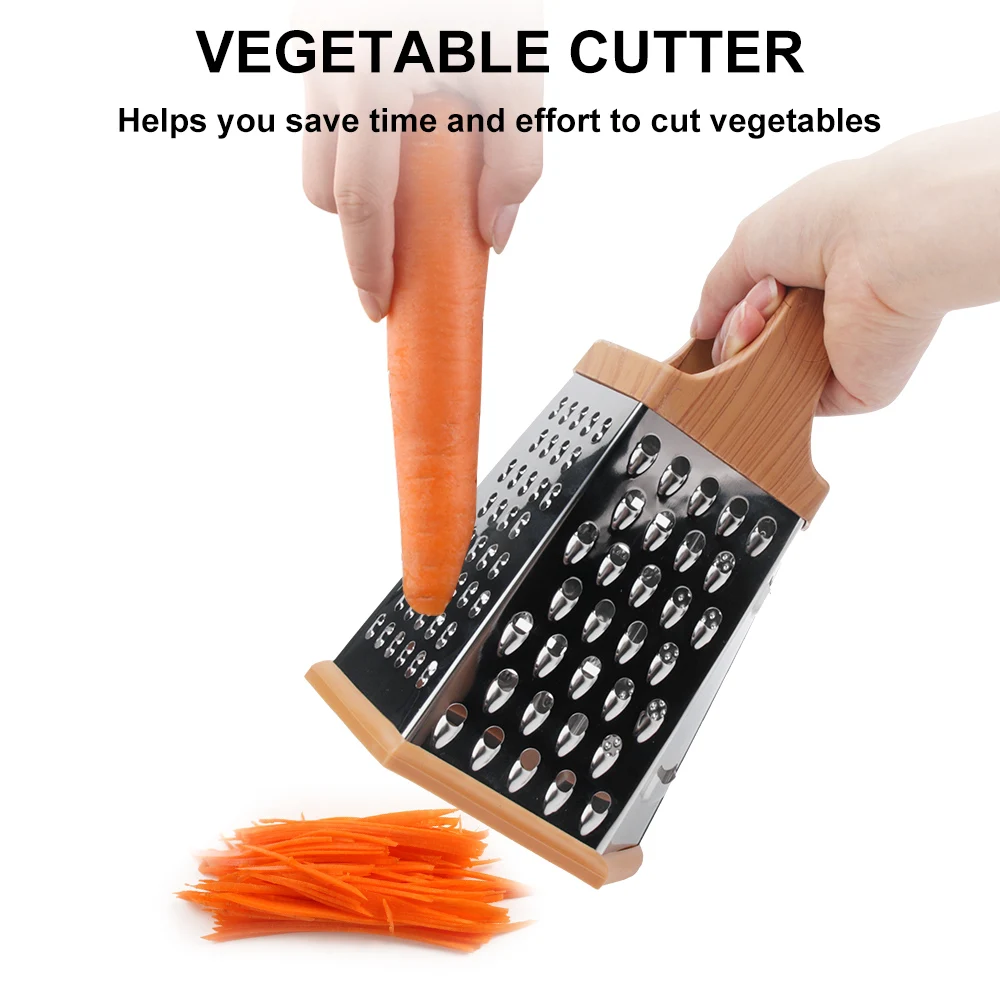 Мини-шестисторонняя терка из нержавеющей стали строгальный станок