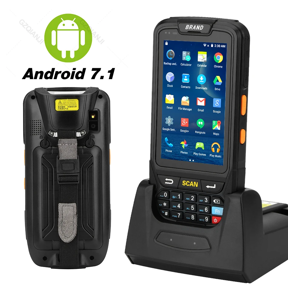 Pda android 7 сканер штрих-кодов беспроводной 2d wifi считыватель портативный терминал