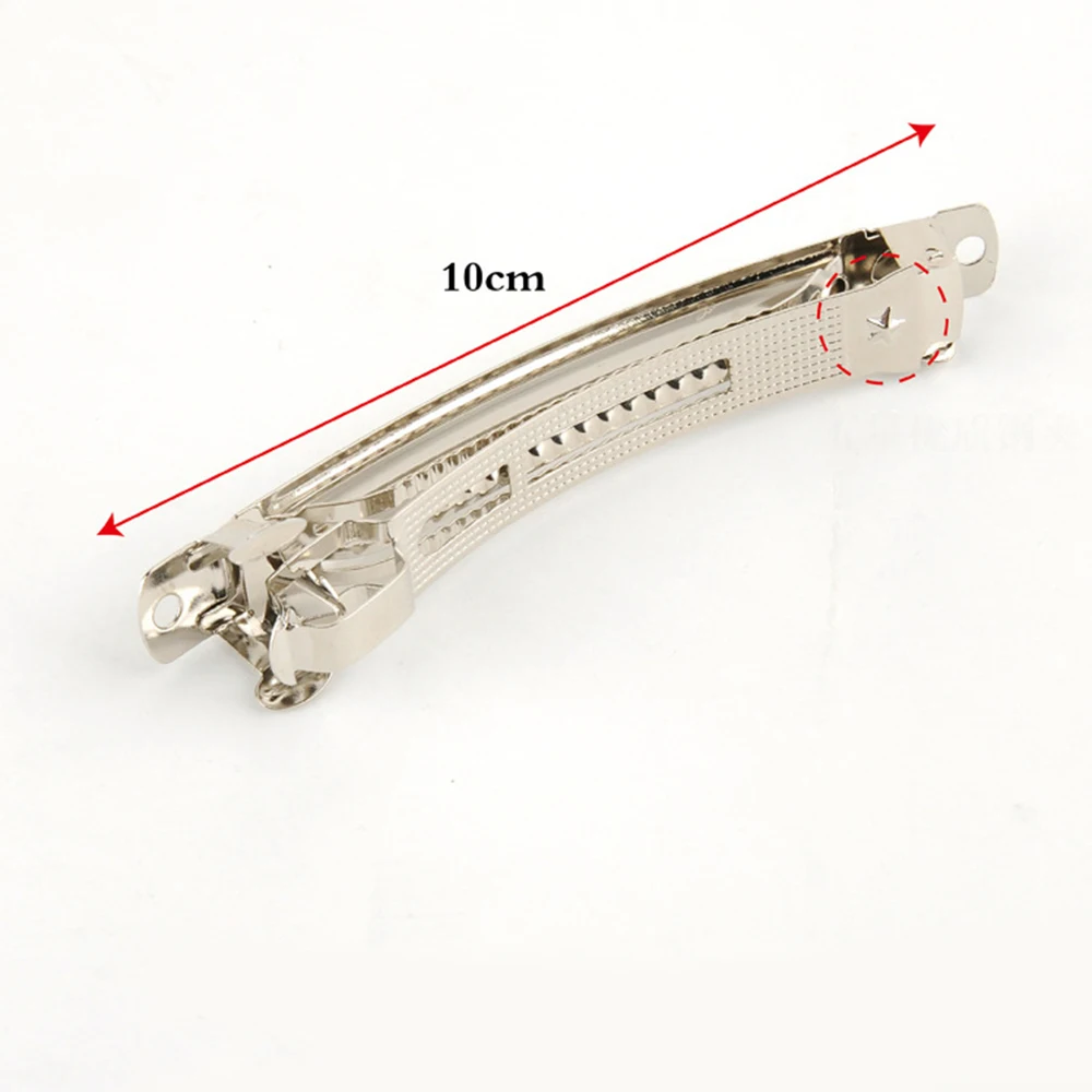 Сатиновая заколка бант стильная Цветочная кружевная официальная Дамская для