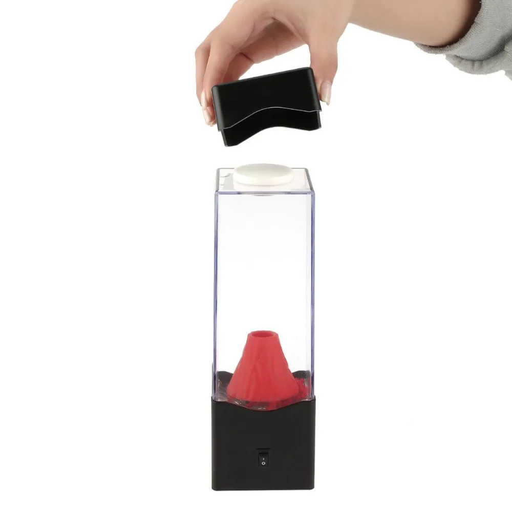 Волшебная лампа с вулканом Светодиодные ночные огни извержение водяного шара