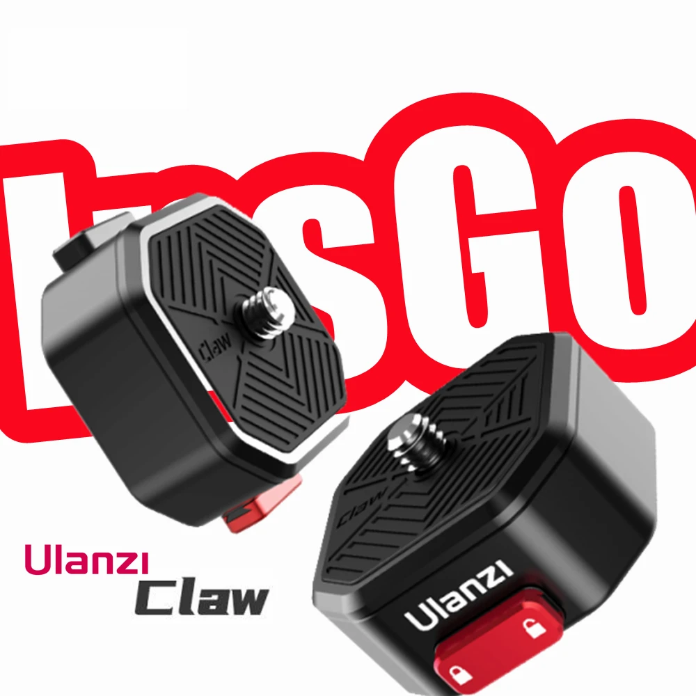 

Быстросъемная пластина-зажим Ulanzi Claw быстросъемная система DSLR Gopro экшн-камера плечевой ремень зажим ремень быстросъемный комплект переключ...