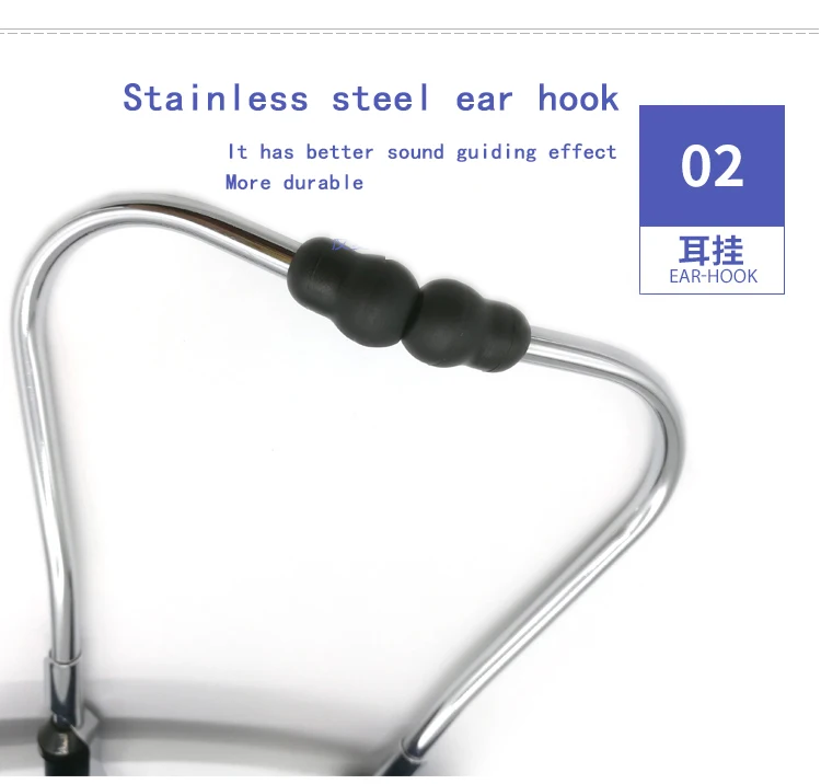 Профессиональный двухтрубный медицинский стетоскоп двойного назначения