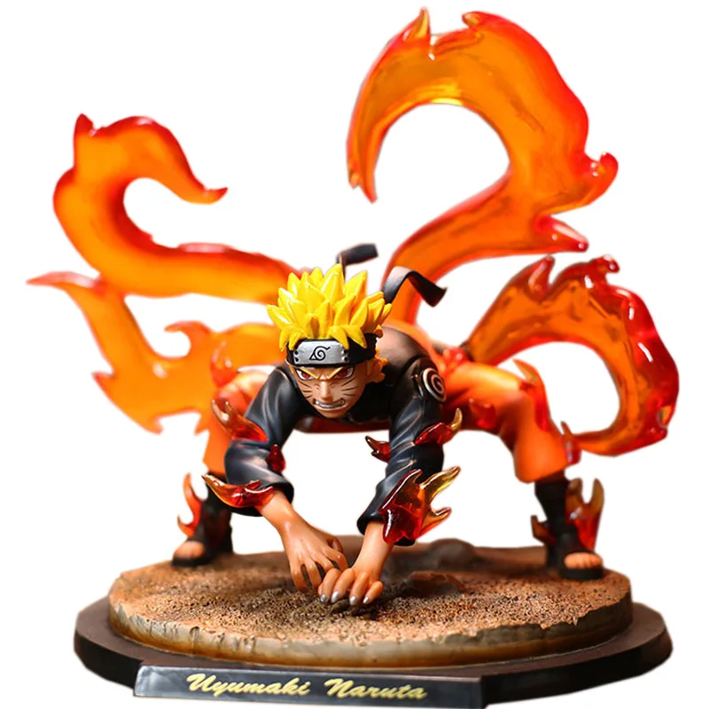 ПВХ экшн фигурка Наруто Kyuubi статуэтка аниме Ураганные Хроники Узумаки Kurama