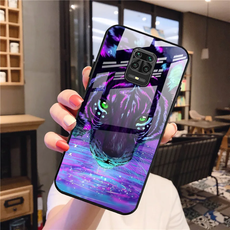 

Protective Case For Xiaomi Redmi Note 9 Pro Case Tempered Glass Hard Funda For Xiaomi Redmi Note 9S Phone Case Note9 Pro Max 9 S