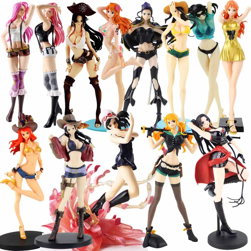 Купальники Nami Hancock Robin Shirahoshi Reiju Rebecca Vivi Kalifa Ver. ПВХ экшн фигурки аниме сексуальные