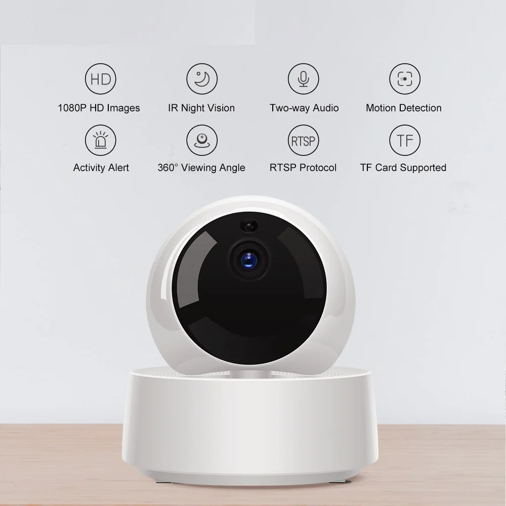 

New GK-200MP2-B 1080P HD Wireless WiFi IP Security Camera Motion Detective 360° Viewing Activity Alert Ewelink APP Control