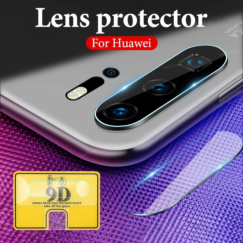 Защитная пленка для объектива камеры 9D мягкое стекло Huawei Honor 20 10 9 Lite 8X 10i 20i 7C 7A Pro Y6 Prime 2018 Y9 2019|Защитные стёкла и