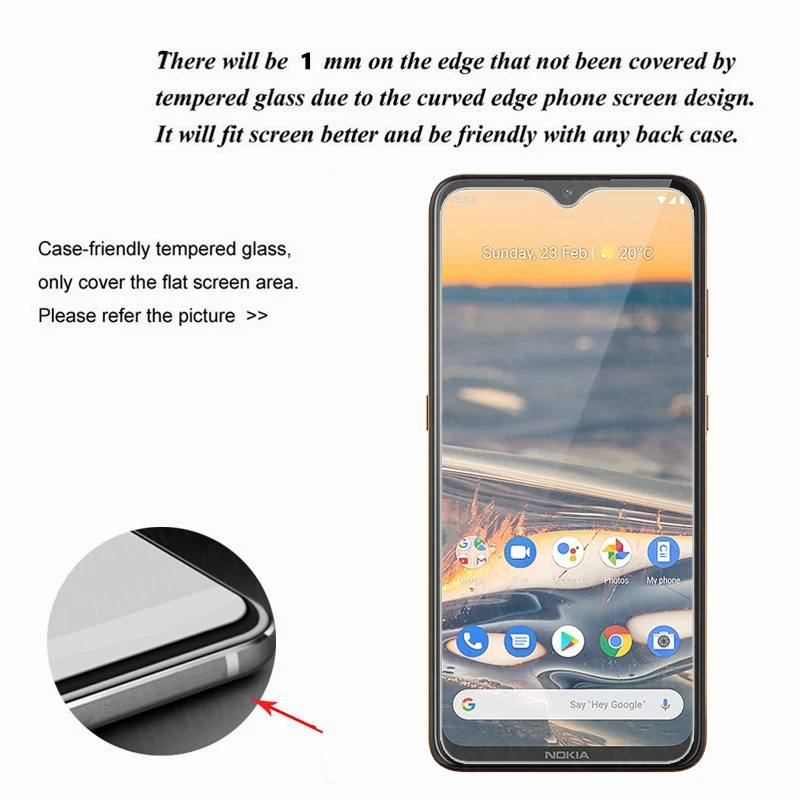 4 in 1 for glass nokia 5 3 tempered glass for nokia 8 3 7 2 6 2 3 2 4 2 camera lens screen protector phone glass for nokia 5 3 free global shipping