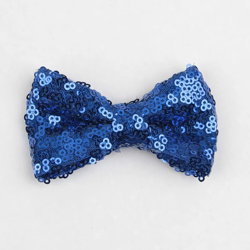

10pcs/lot Boutique Sequin Shiny Hair Bows for Baby Girls Headbands Hair Clips DIY Hair Accessories Holiday Decorations
