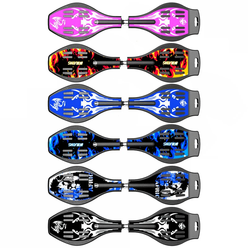 Скейтборд для взрослых и детей двухколесная длинная доска скейтборд бронтозавр