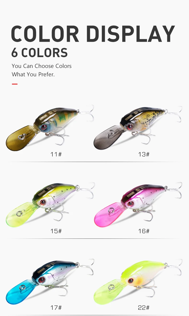 Kingdom Fishing Приманка Crankbait Isca искусственная Jerakbait медленное погружение 50 мм 5 г Воблер для мелкой рыбы форель, щука модель приманки 5316