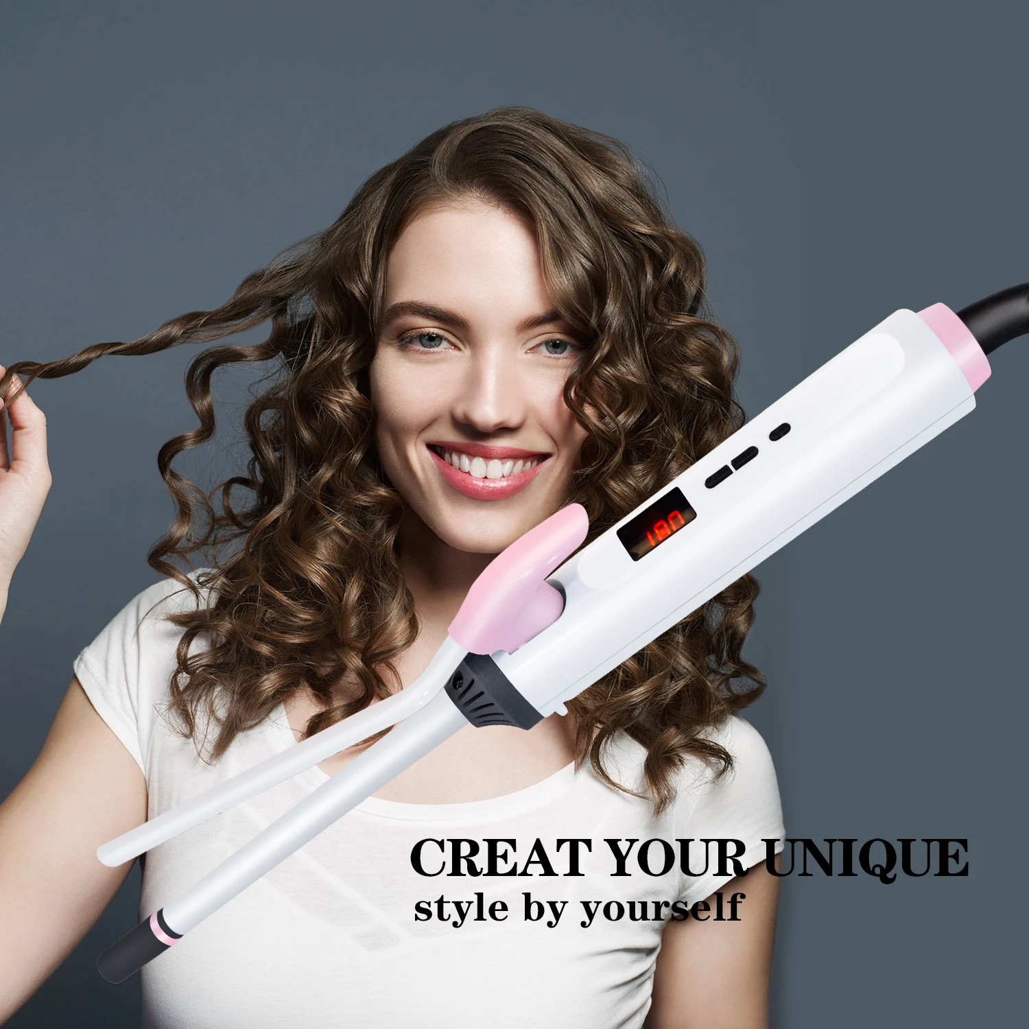 Профессиональные новые волнистые щипцы для завивки волос керамический