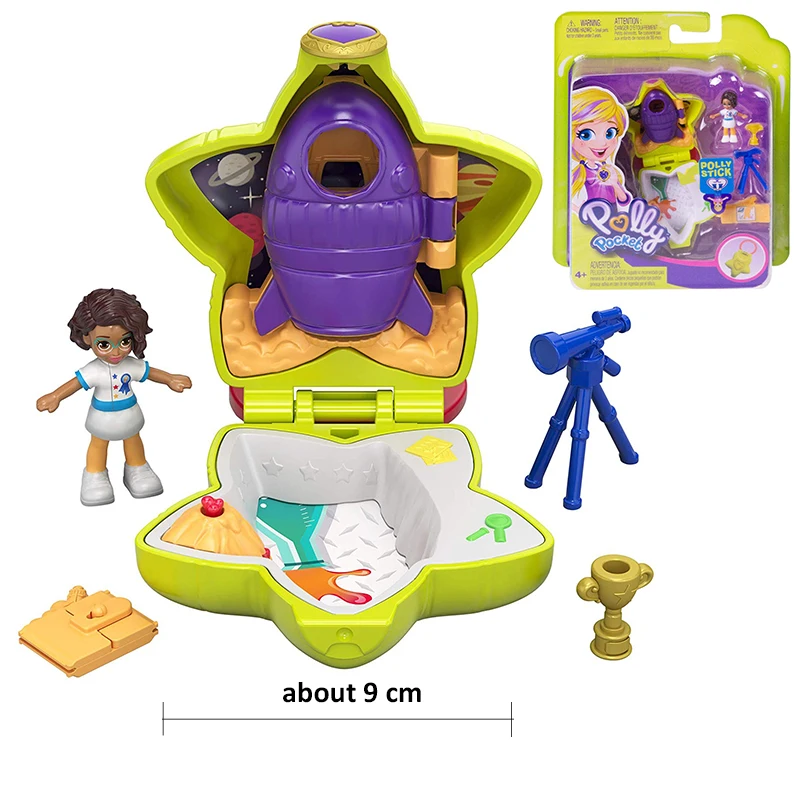 GCM09 Оригинальная карманная кукла Mattel Polly, скрытый мир, мини-сцена, домашние игрушки для девочек, для детей, Русалочка, детская игрушка, матрешки, куклы - Цвет: GCM09
