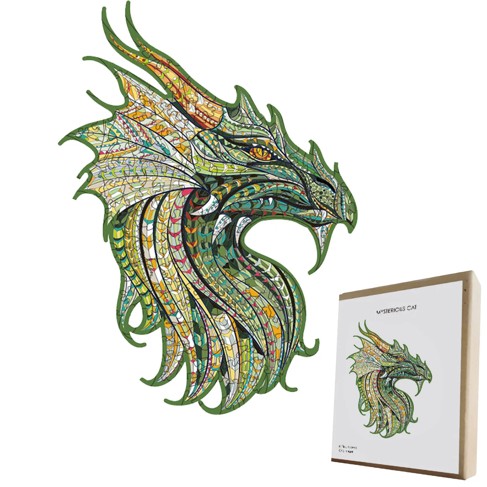 

Chameleon Animal Shaped Jigsaw Wooden Jigsaw Puzzles Christmas Home Room Decoration Gift Box For Adults And Kids Puzzle Toy
