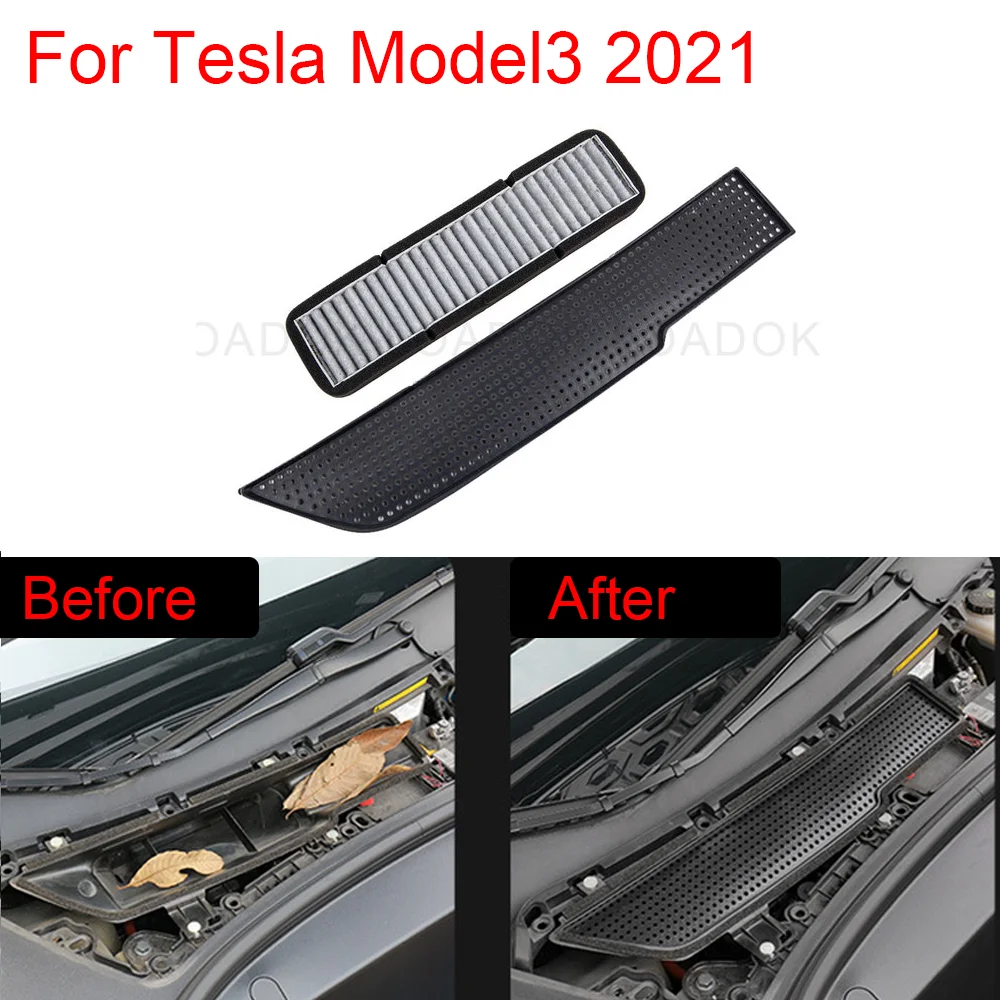 

Car Air Flow Vent Cover Trim Auto For Tesla Model 3 2021 Air Filter Accessories Air Filter Accessories Anti-Blocking