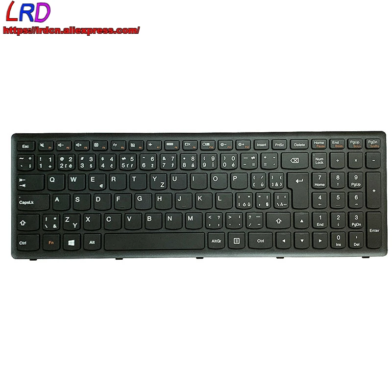 Новый оригинальный CZ Чешский Клавиатура для ноутбука Lenovo G500S G510s G505s S510P Flex1 15 Z510