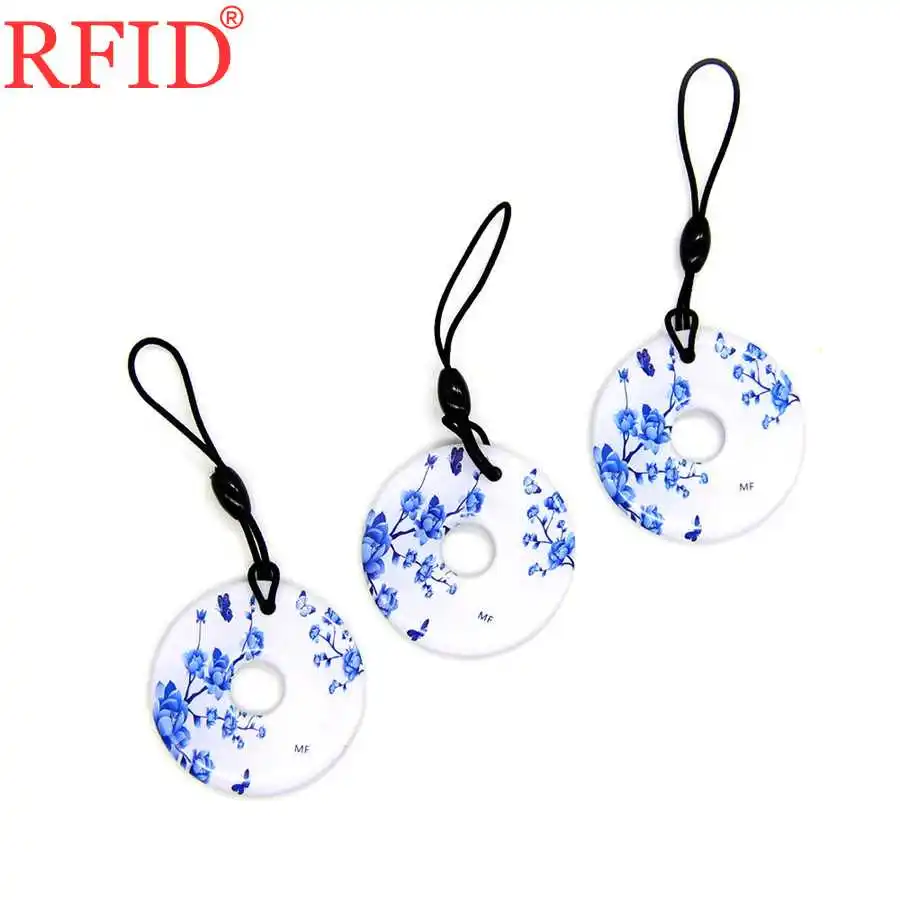 UID S50 1K 13 56 МГц сменный перезаписываемый NFC значок цепочки для ключей бирки RFID